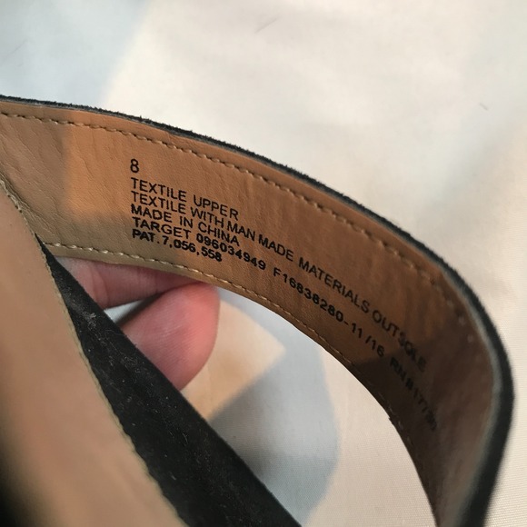 Merona Slingback Open Toe Block Heels Buckle Strap Womens US 8 EU 38.5 UK 6 - Picture 5 of 13